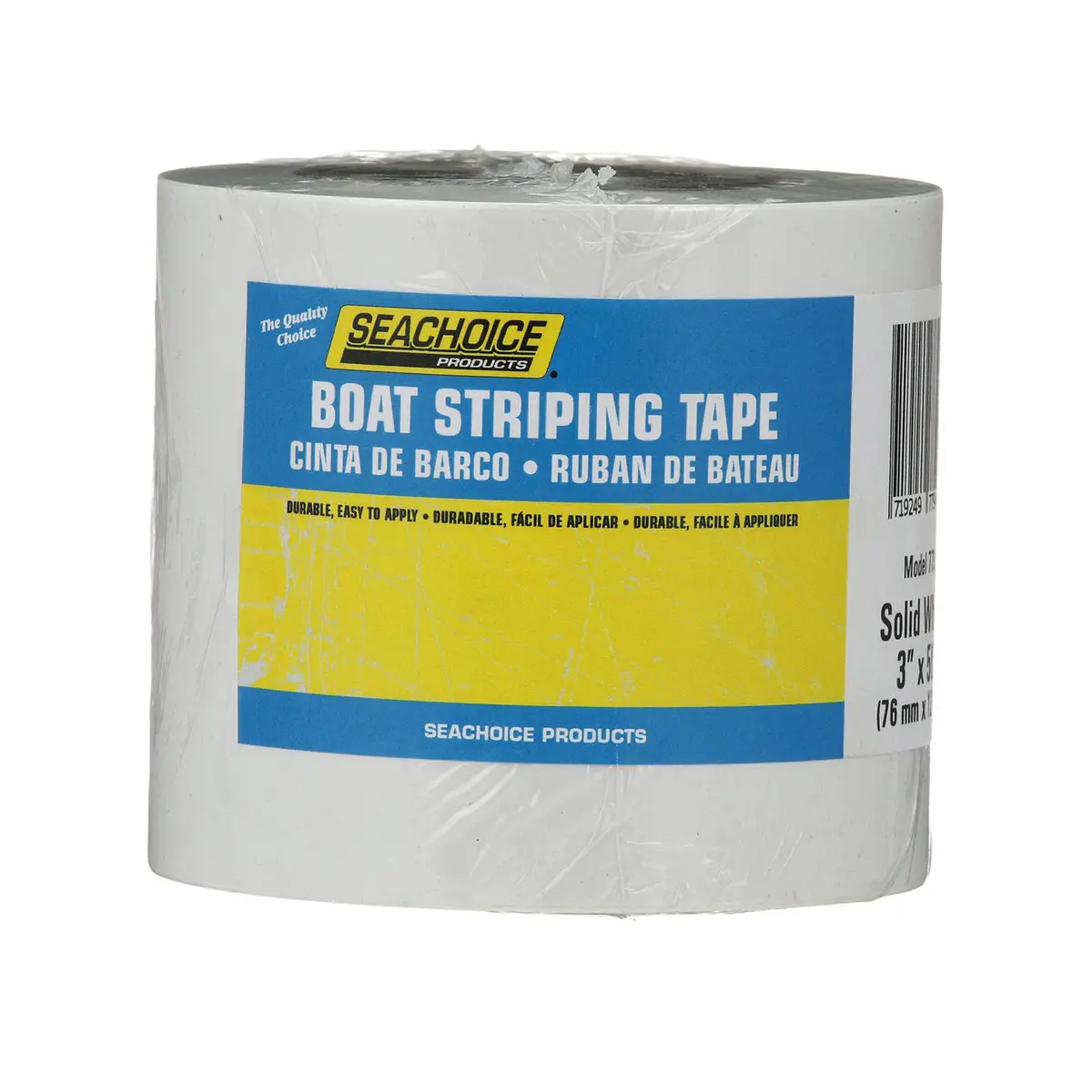 Seachoice 77949 Boat Striping Tape, White 3" X 50' 1