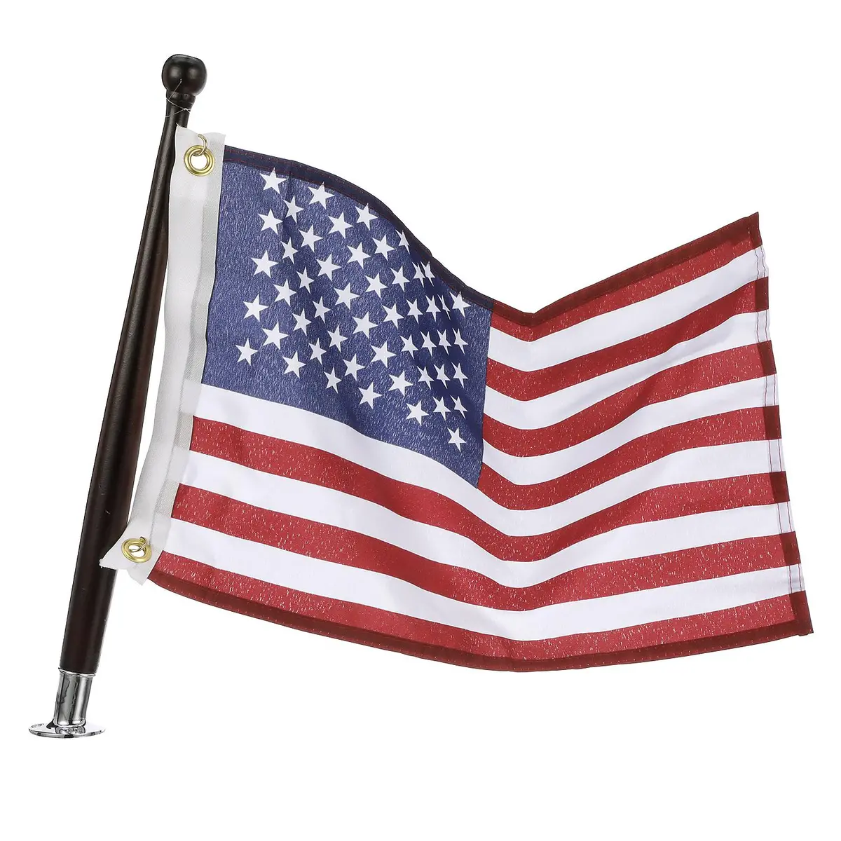 Seachoice 78191 Marine U.S. 12" X 18" Flag Kit With 18" Pole And 3/4" Socket 1
