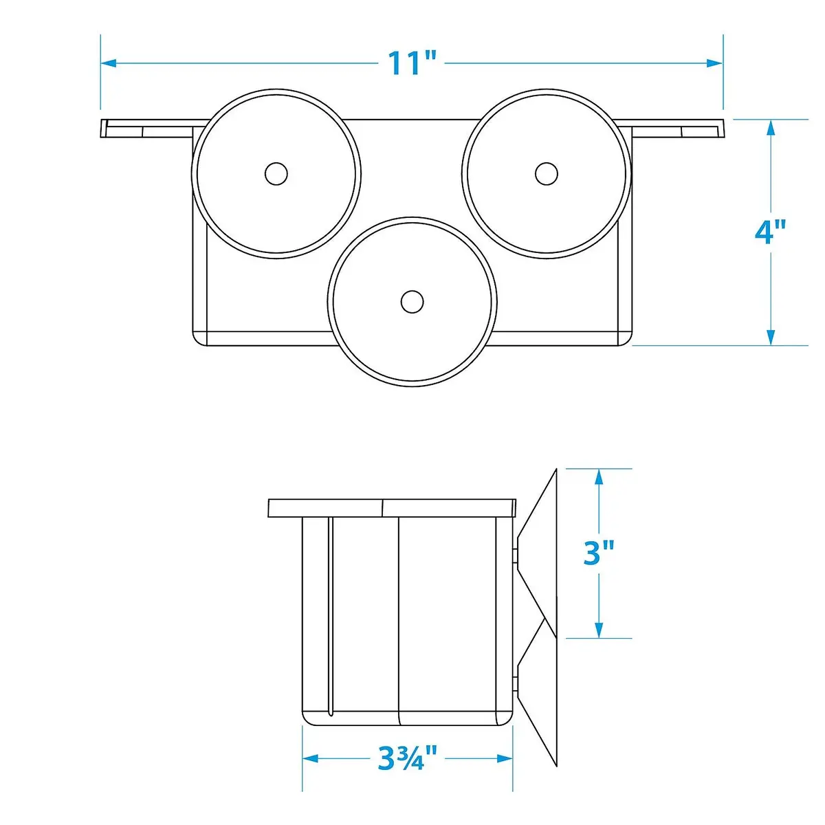 Seachoice 79321 Cockpit Organizer White 1