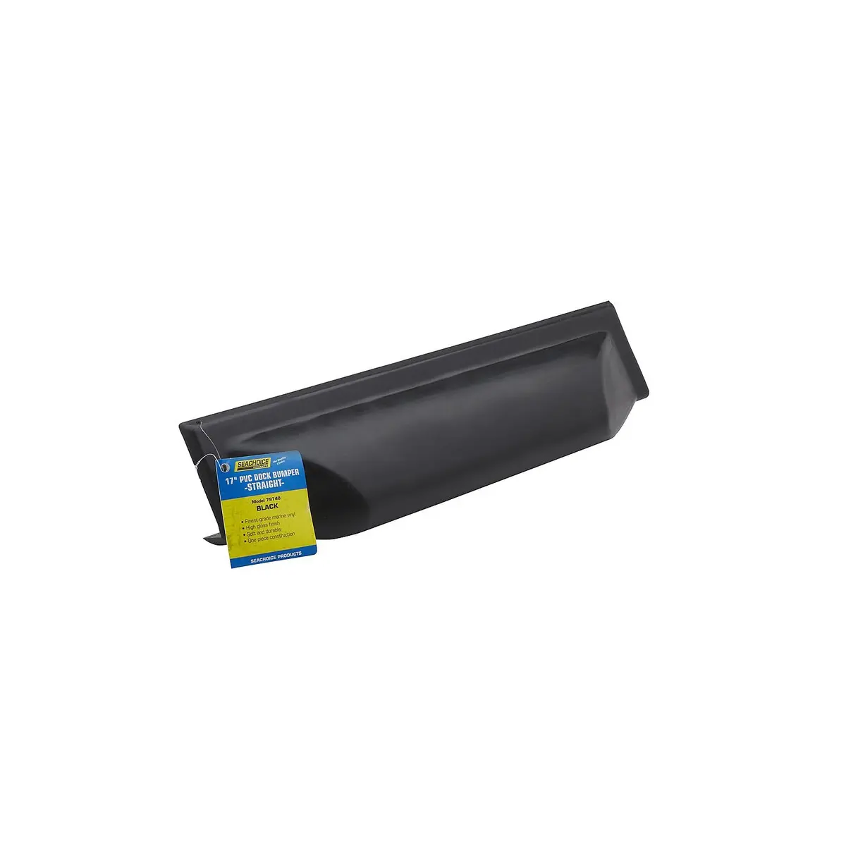 Seachoice De73107s 79748 Dock Bumper Straight, 17", Black 1