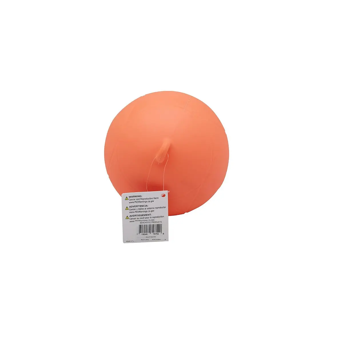 Seachoice De95880s 79754 Slalom/Marking Buoy Neon Red, 9" Dia. 1