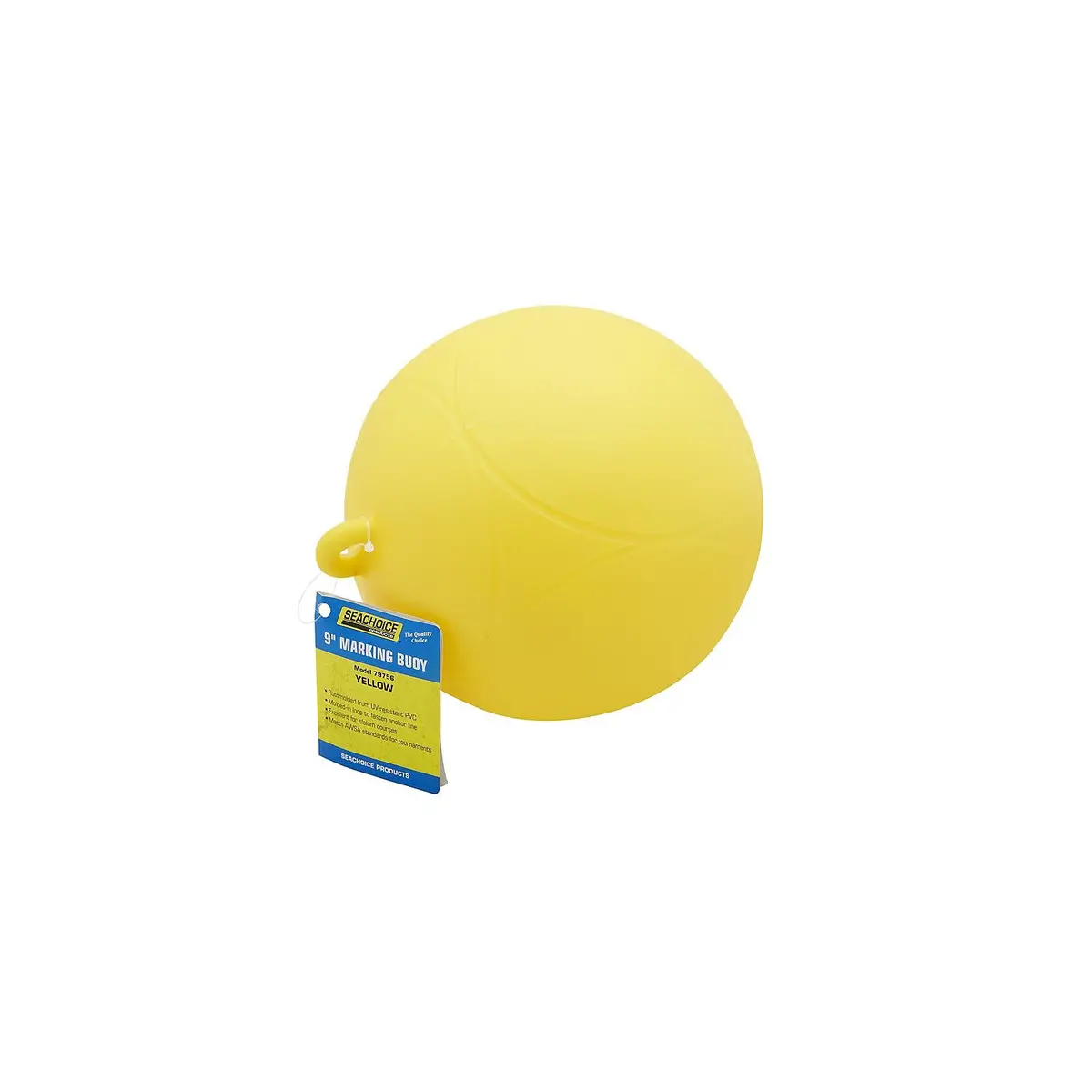 Seachoice De95885s 79756 Slalom/Marking Buoy Yellow, 9" Dia. 1