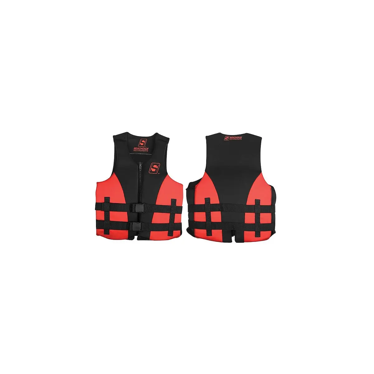 Seachoice 85106 Evoprene Multi-Sport Vest, Red/Black, L 1