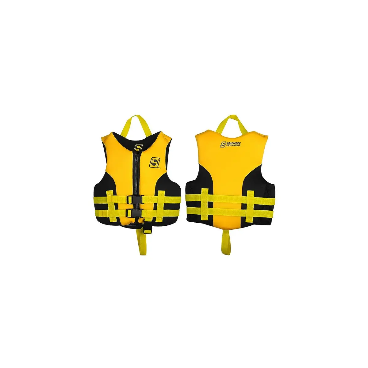 Seachoice 85121 Evoprene Multi-Sport Vest, Yellow/Black, Child 1