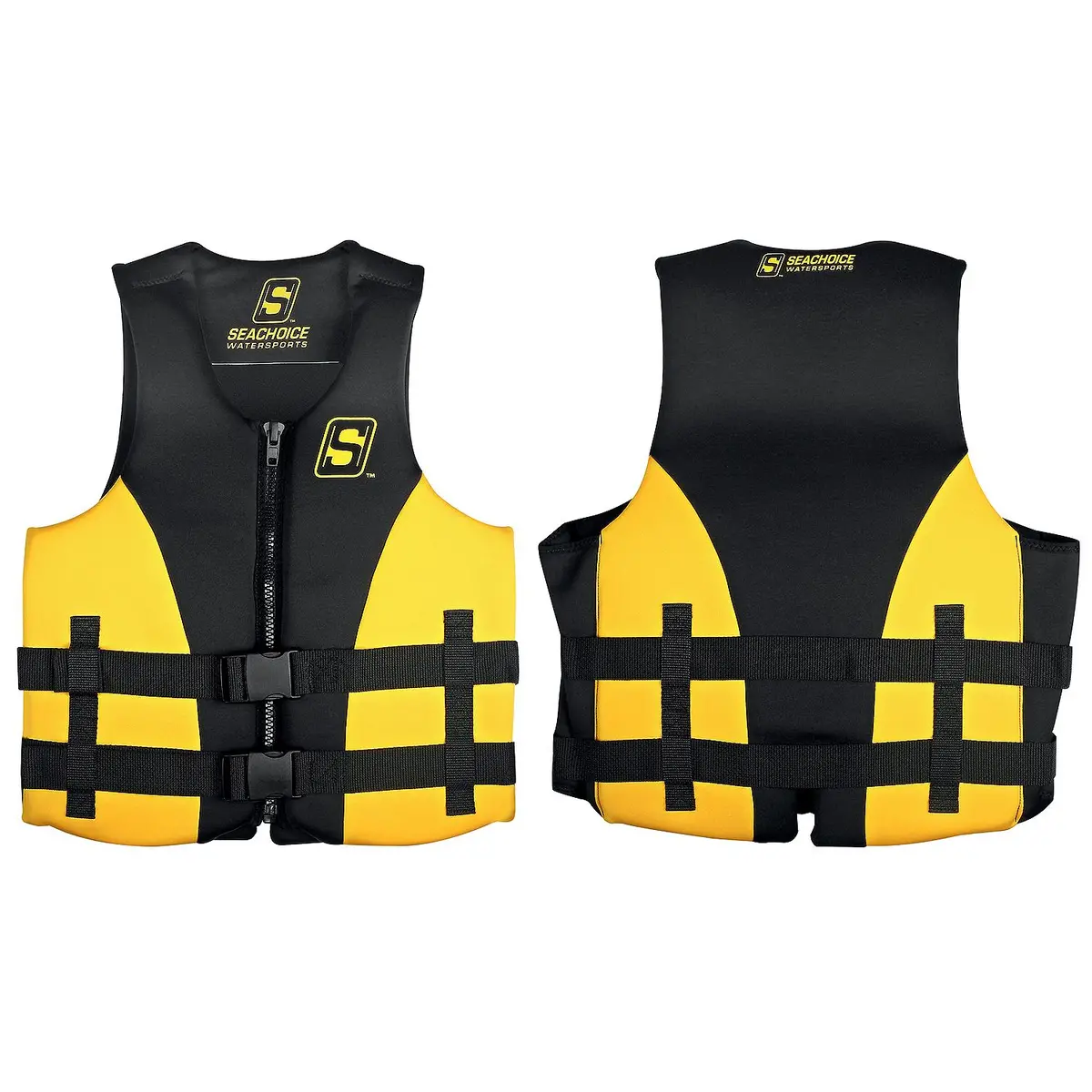 Seachoice 85128 Evoprene Multi-Sport Vest, Yellow/Black, 2Xl 1