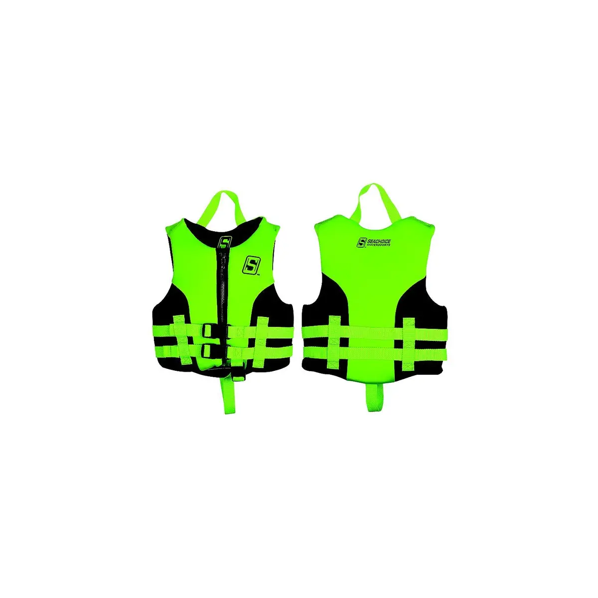 Seachoice 85141 Evoprene Multi-Sport Vest, Green/Black, Child 1