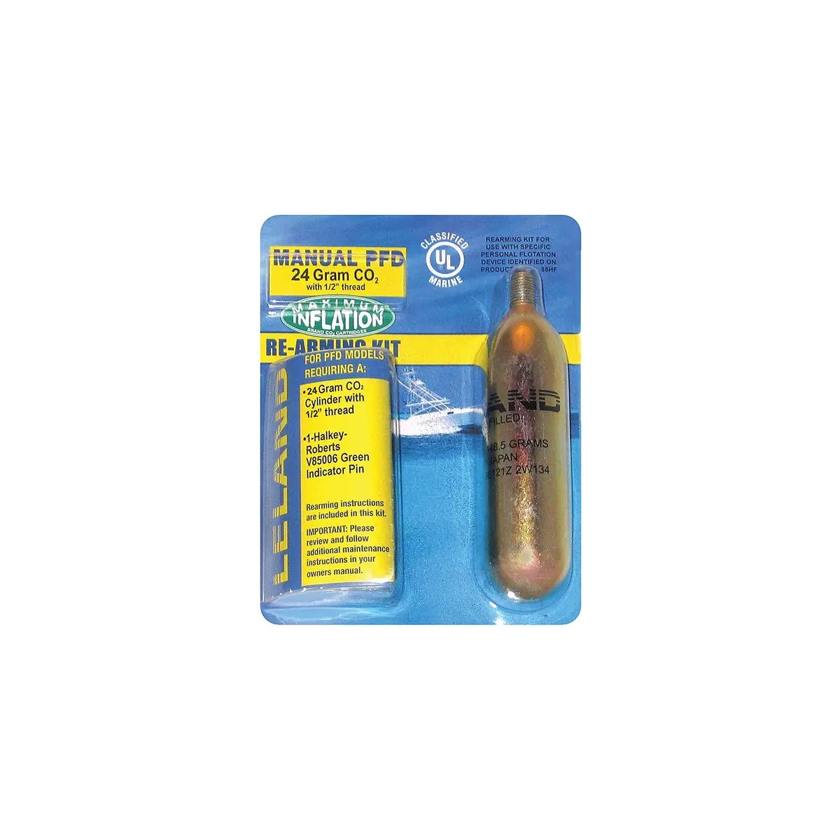 Seachoice 50-85700 24G Manual Re-Arm Kit For Inlatable Vest 85800/85600 1