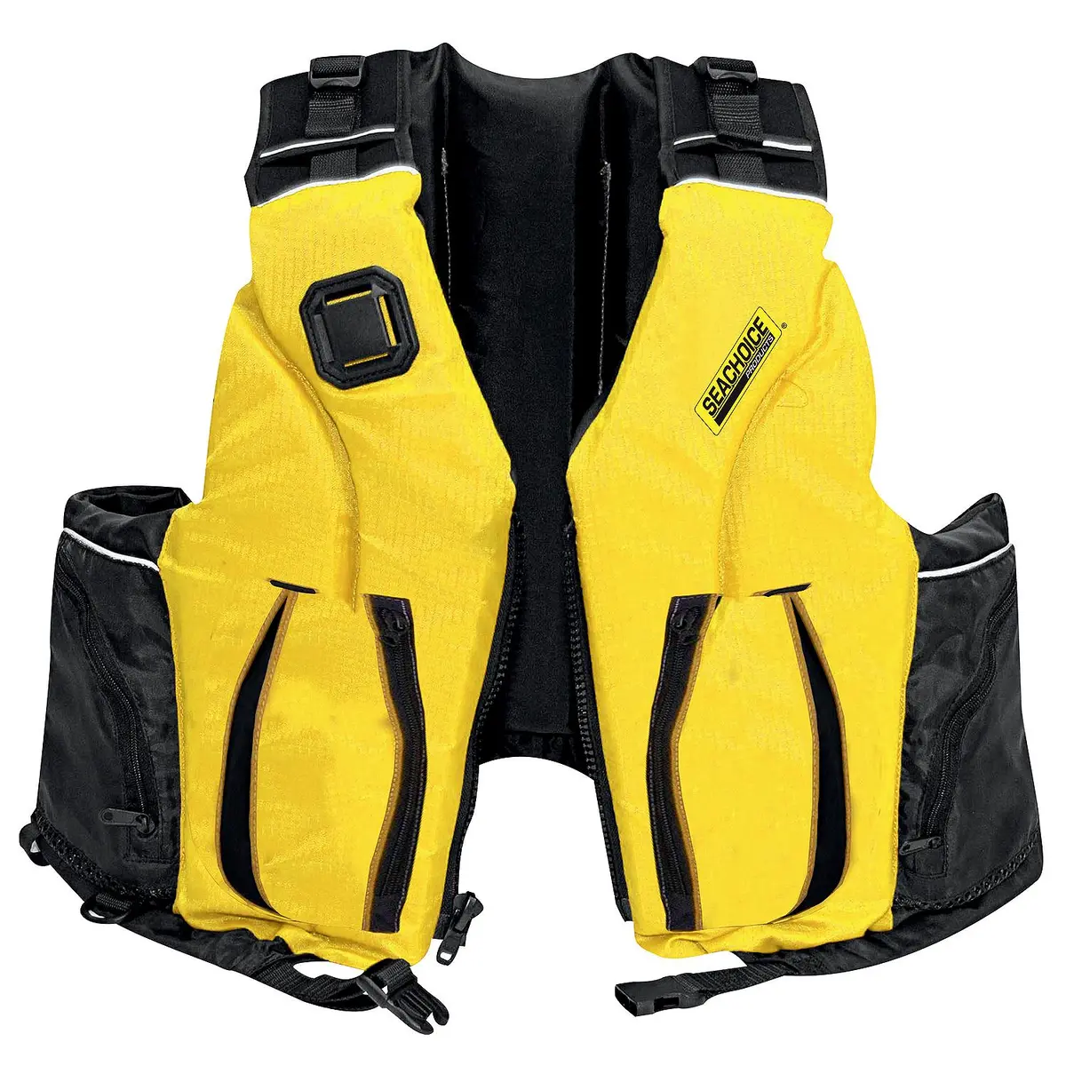 Seachoice 9007Xxl/3Xl-Yelblk85976 Adult Dual Size Canoe/Kayak Pfd, Yellow/Black, 2Xl/3Xl 1