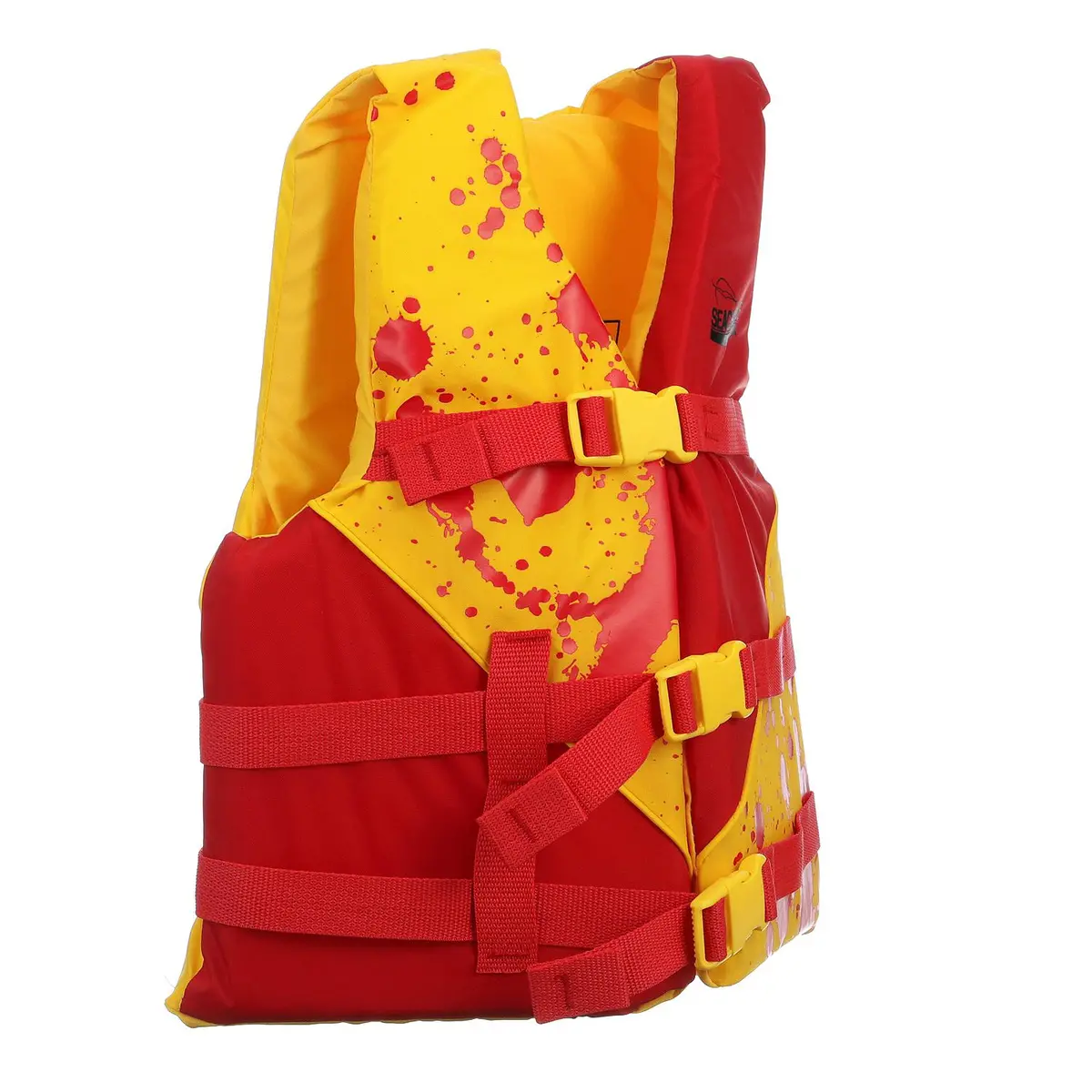 Seachoice 86170 Deluxe General Purpose Life Vest Red/Yellow, Youth 1