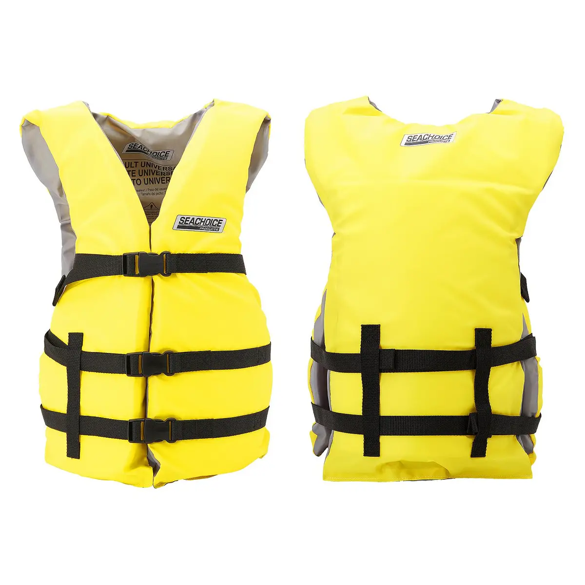 Seachoice 86523 General Purpose Vest, Yellow, Youth 1