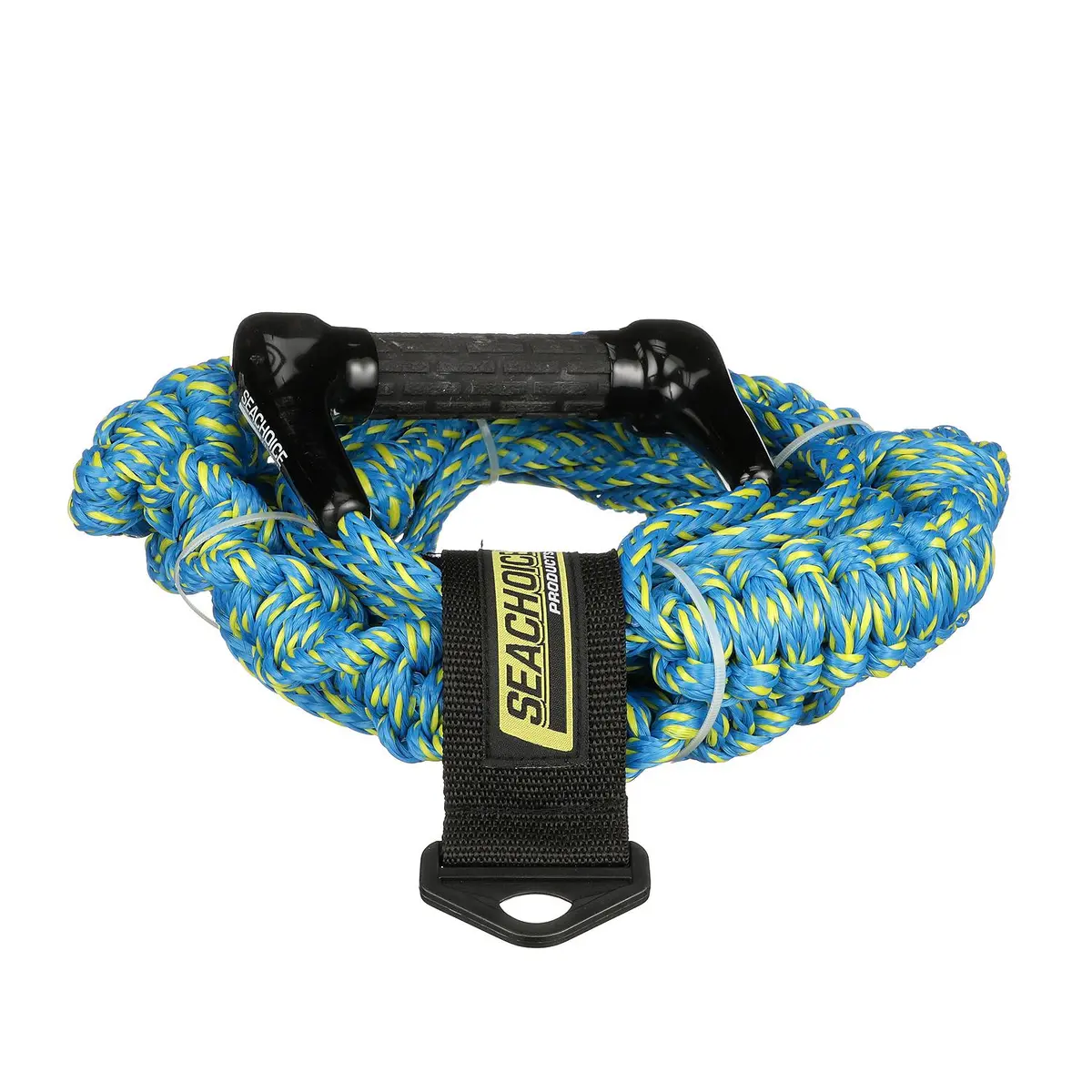 Seachoice 86764 3-Section Wakesurfing Rope, 16', 5-1/2" Handle W/ Textured Rubber Grip 1