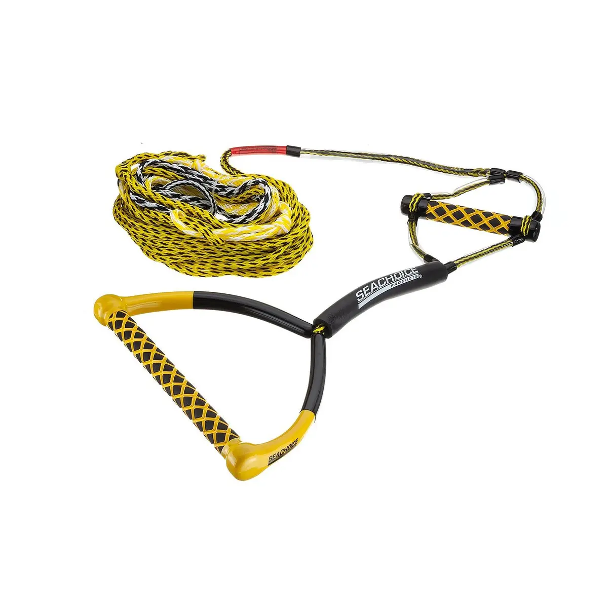 Seachoice 86801 5-Section Wakeboard Rope, 75', 15" Handle W/ Textured Eva Grip & 6" Trick Handle 2