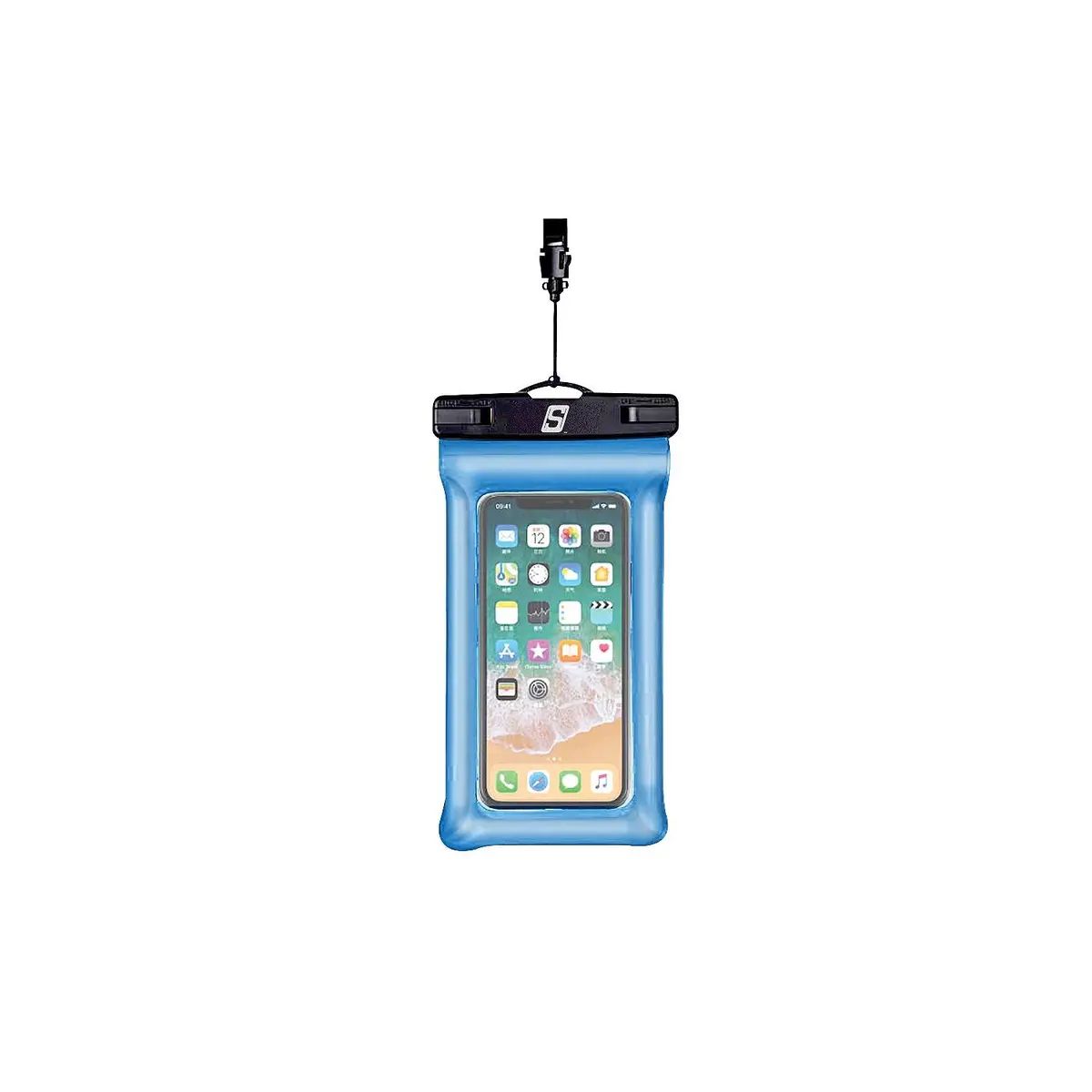 Seachoice 86851 Waterproof Floating Phone Holder Blue, 4" X 8" 1