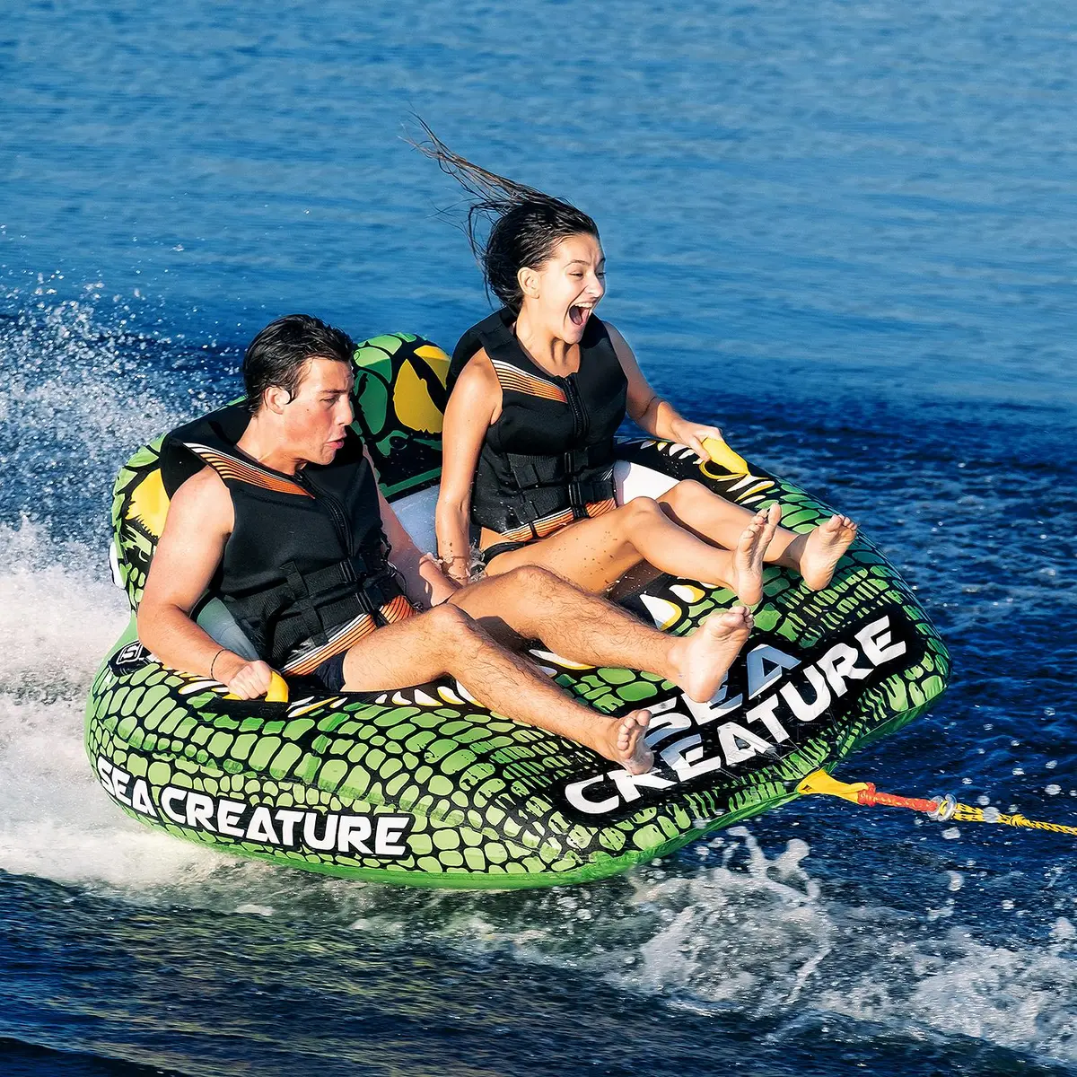 Seachoice 50-86903 Sea-Creature Open Top Tube, 1-2 Riders, 2/Case 1