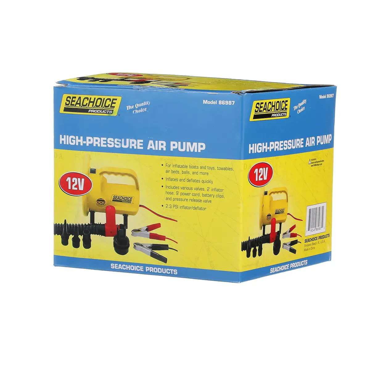 Seachoice 86987 12V High Pressure Air Pump 1