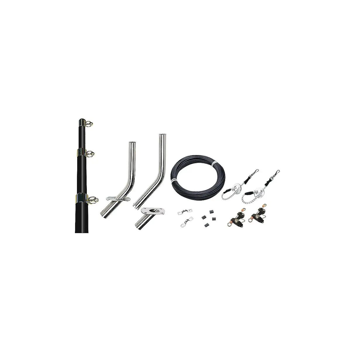 Seachoice 88261 Outrigger Kit-15' Black/Gold-Complete 1