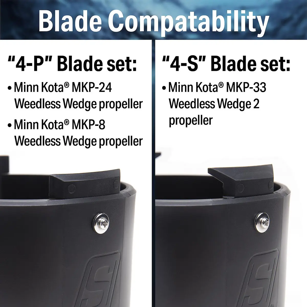 Seachoice 50-88736 Replacement Blade Set For 4" Prop Buddy (Seachoice 1