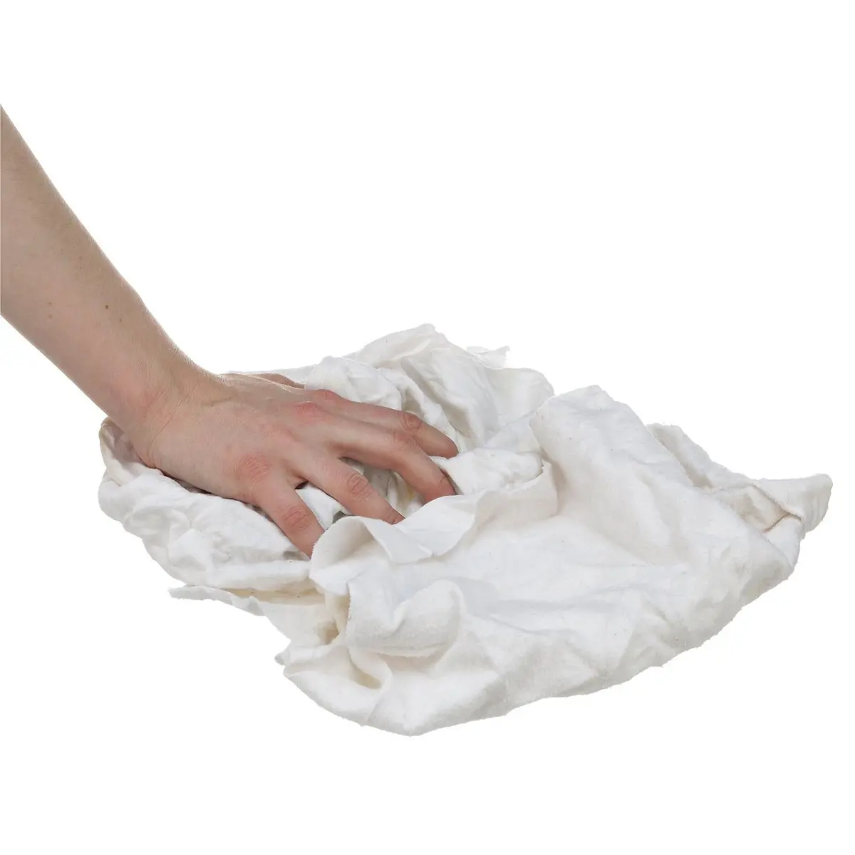 Seachoice 7423-01-12-Sc 90004 Recycled White Fleece Wiping Cloths, 1-Lb. Bag 1
