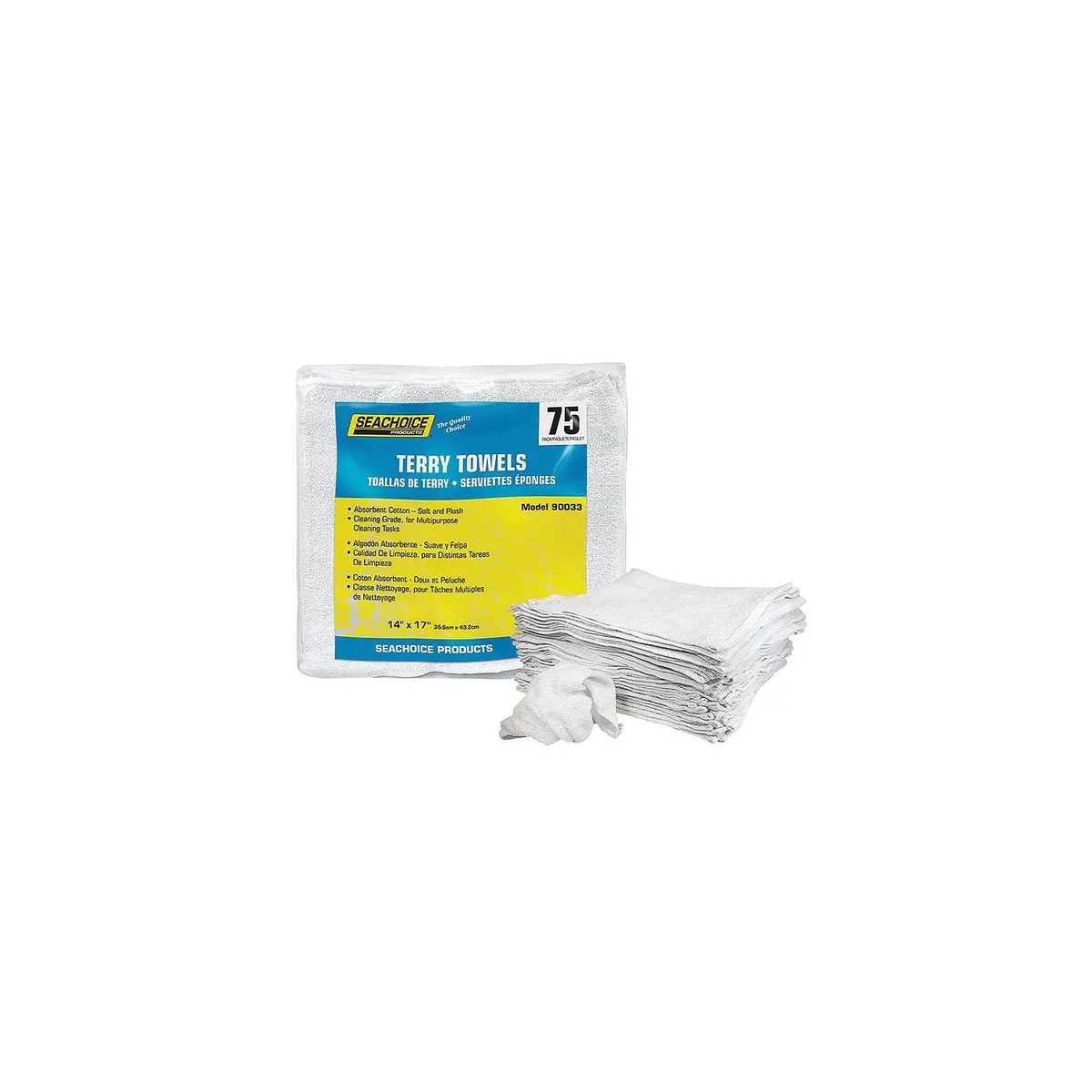 Seachoice T-90033-Sc Terry Towels, 75-Ct. Bag 1