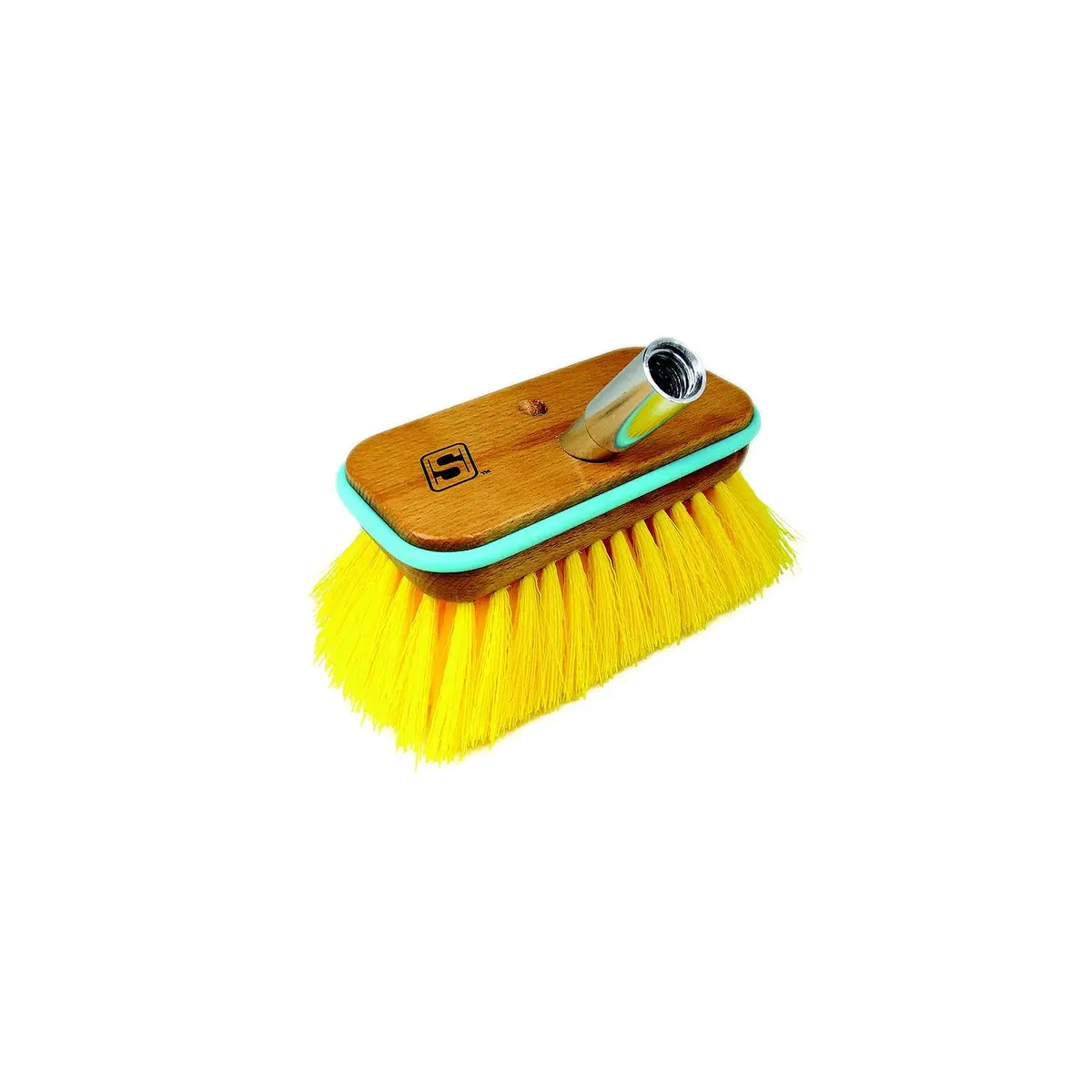 Seachoice Qym0106ym-Adapter 90481 Deck Brush W/ Bumper & Threaded Size: 6", Medium 1