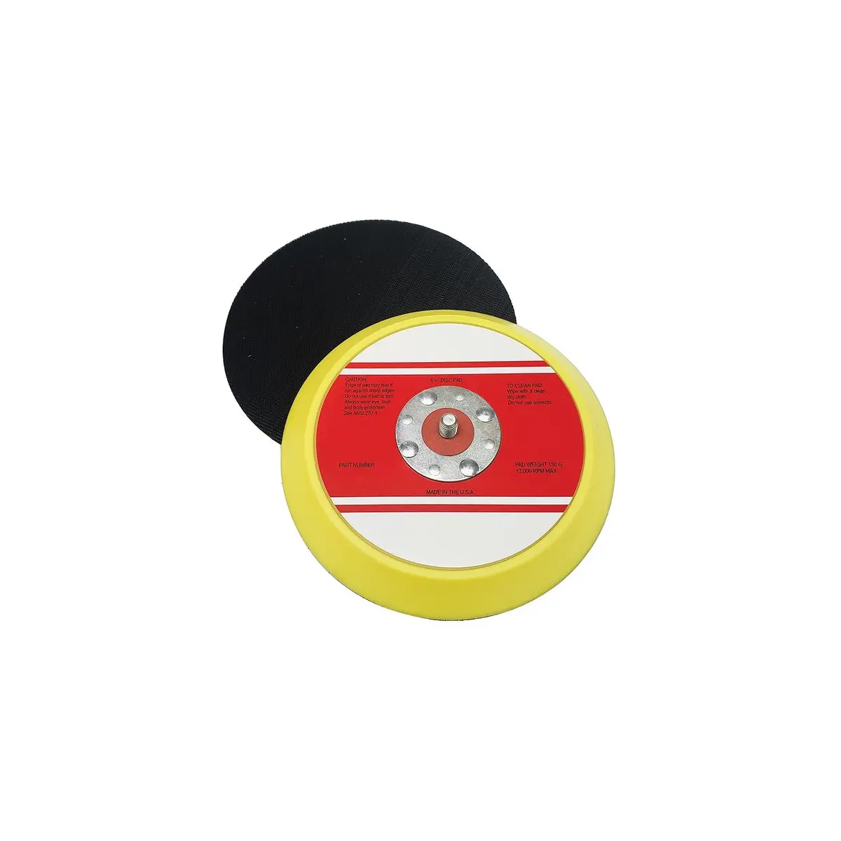 Seachoice 91967 Hook & Loop Disc Backing Pad Without Vacuum Holes 1