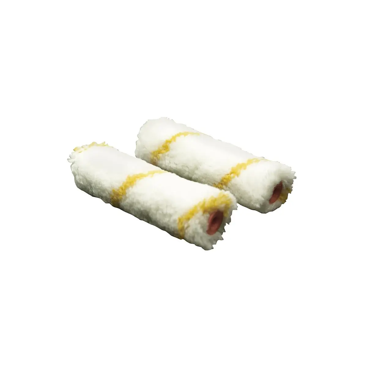 Seachoice 92926 Mini Roller Components, Acrylic, Yellow Stripe, 6", 2 Pack 1