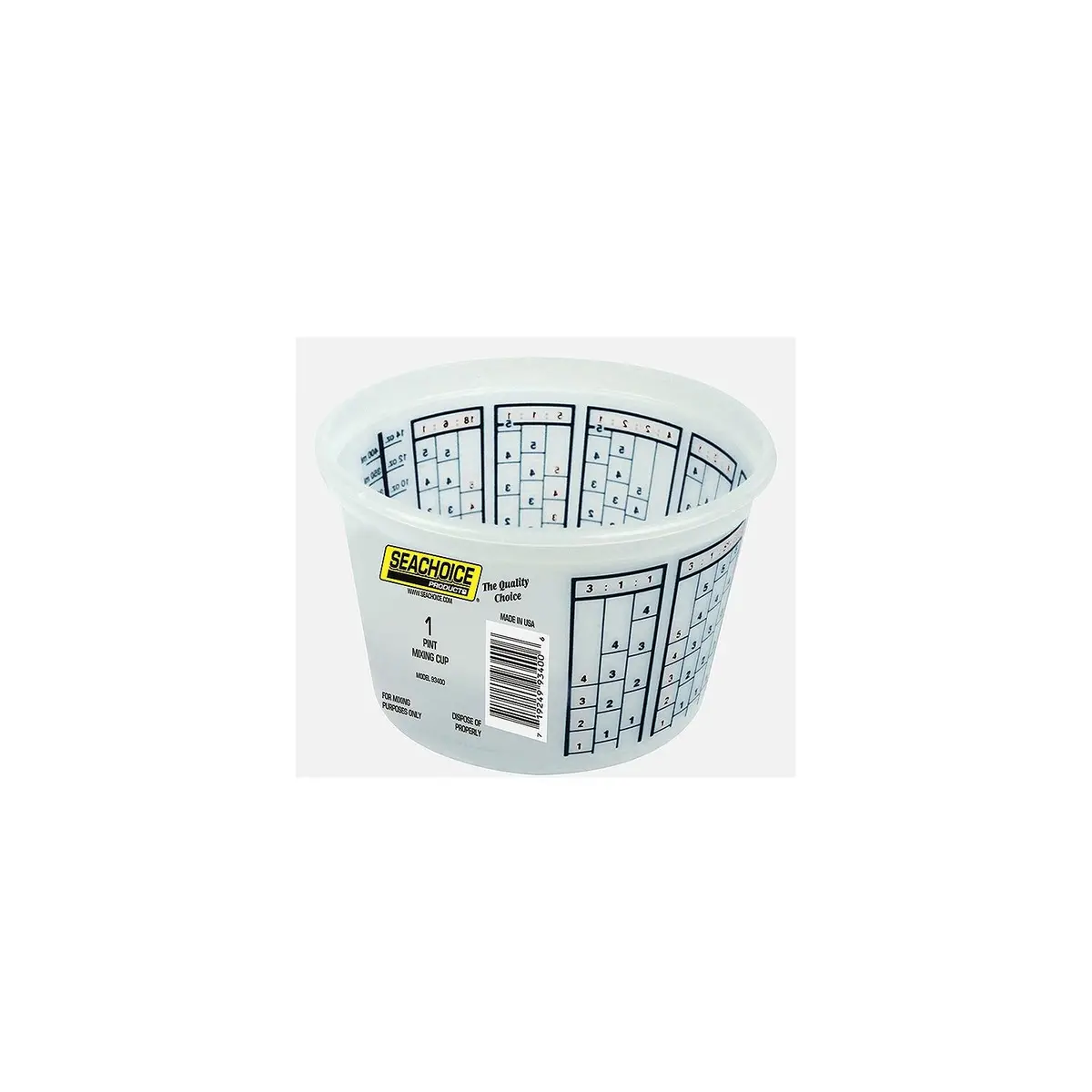 Seachoice 93400 Paint Mix Container, Pint 1