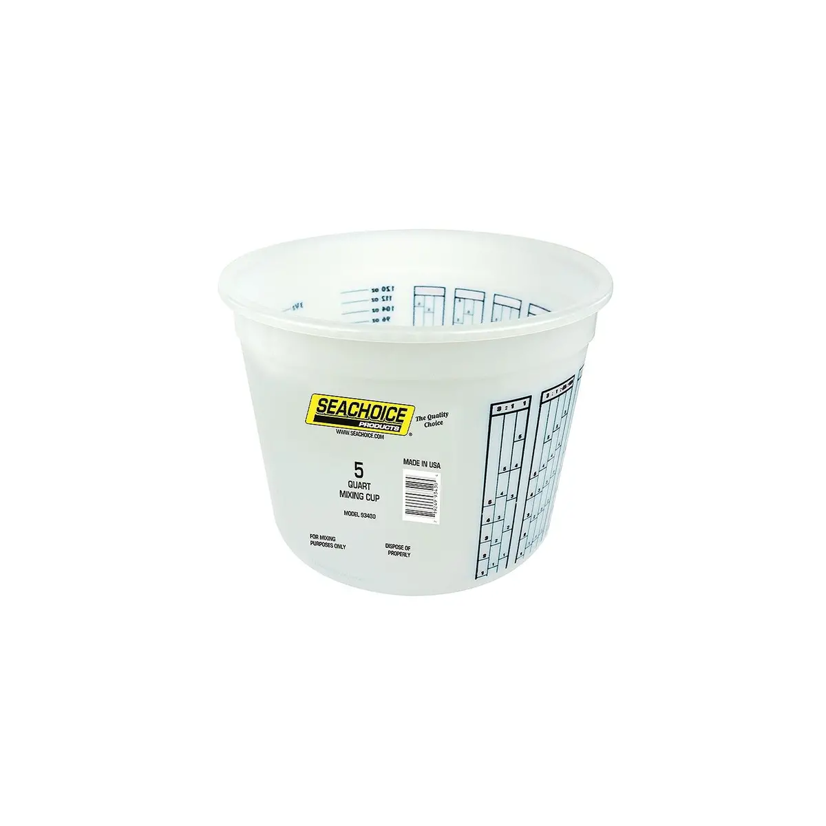 Seachoice 93430 Paint Mix Container, 5 Quart 1