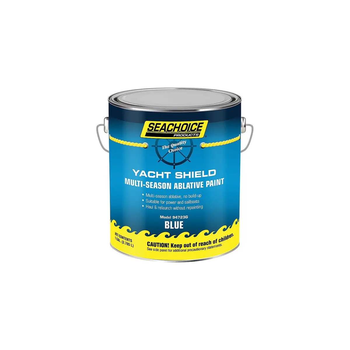 Seachoice Ypm169/1 94723G Yacht Shield Multi-Season Antifouling Paint, Blue, 1 Gallon 1
