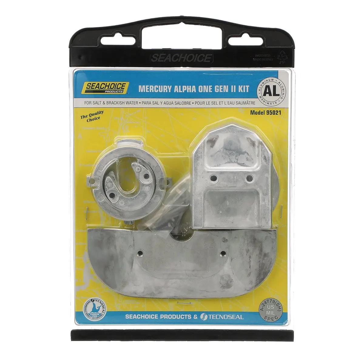 Seachoice 50-95021 Aluminum Anode Kit For Mercury Alpha I Gen 2 1