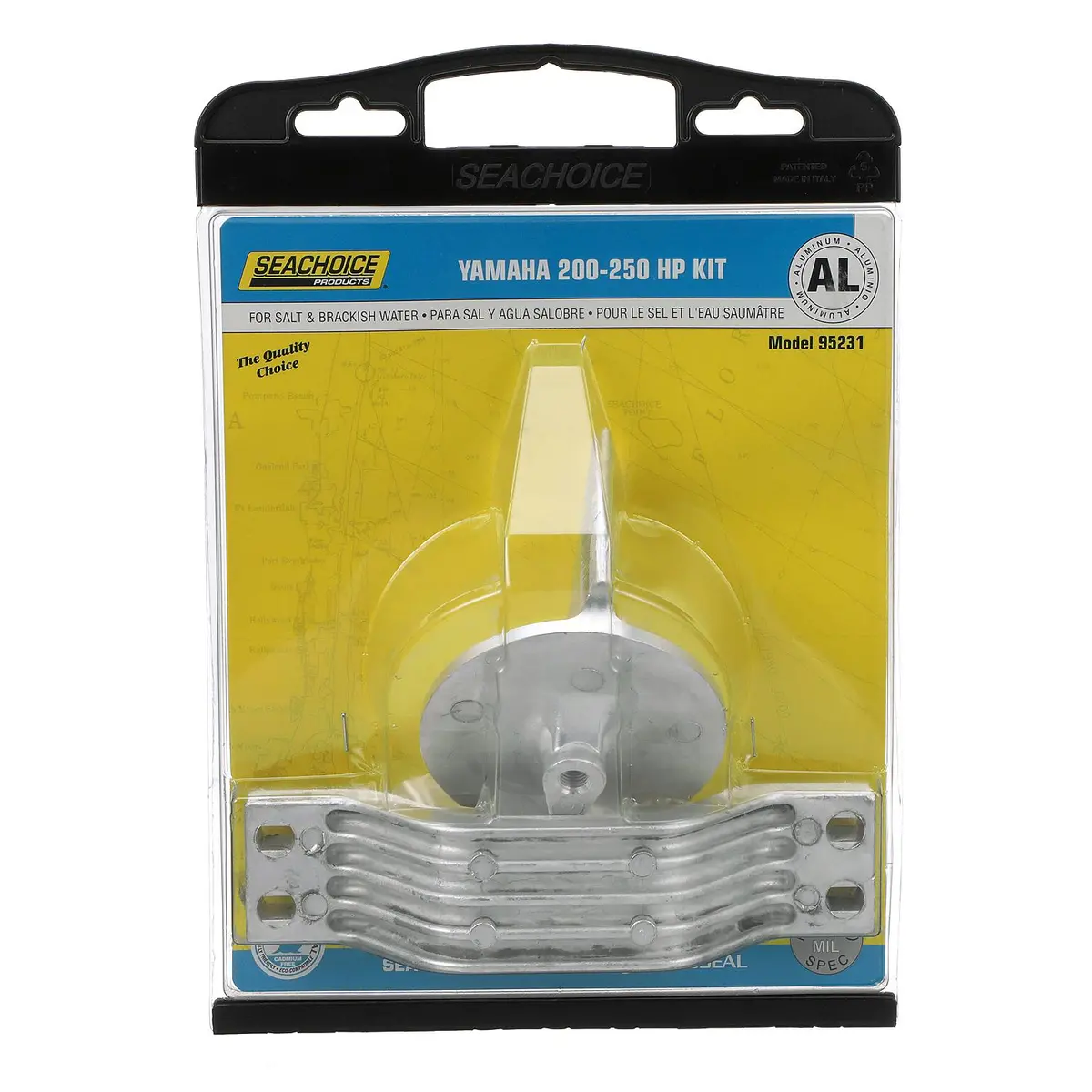 Seachoice 50-95231 Aluminum Anode Kit For Yamaha 200-250 Hp 1