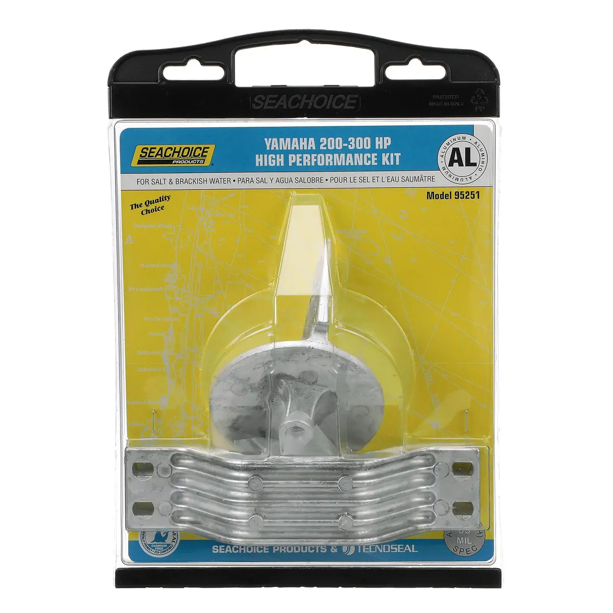 Seachoice 50-95251 Aluminum Anode Kit For Yamaha 200-300 Hp 1