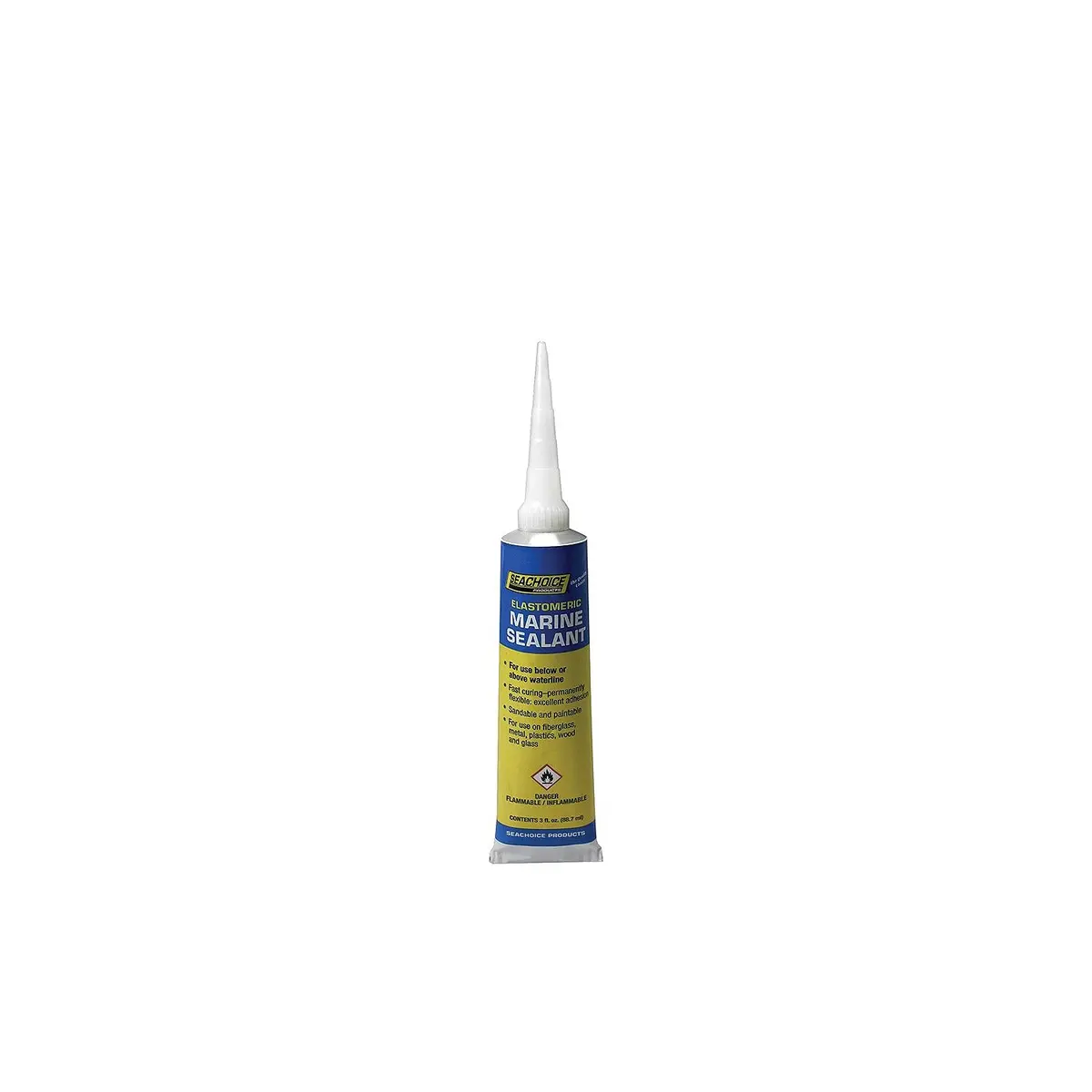 Seachoice 50-96881 Elastomeric White Marine Sealant, 3 Oz. 1