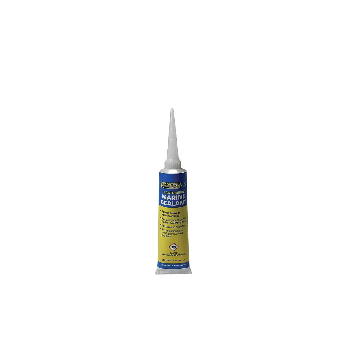 Seachoice 50-96891 Elastomeric Clear Marine Sealant, 3 Oz. 1