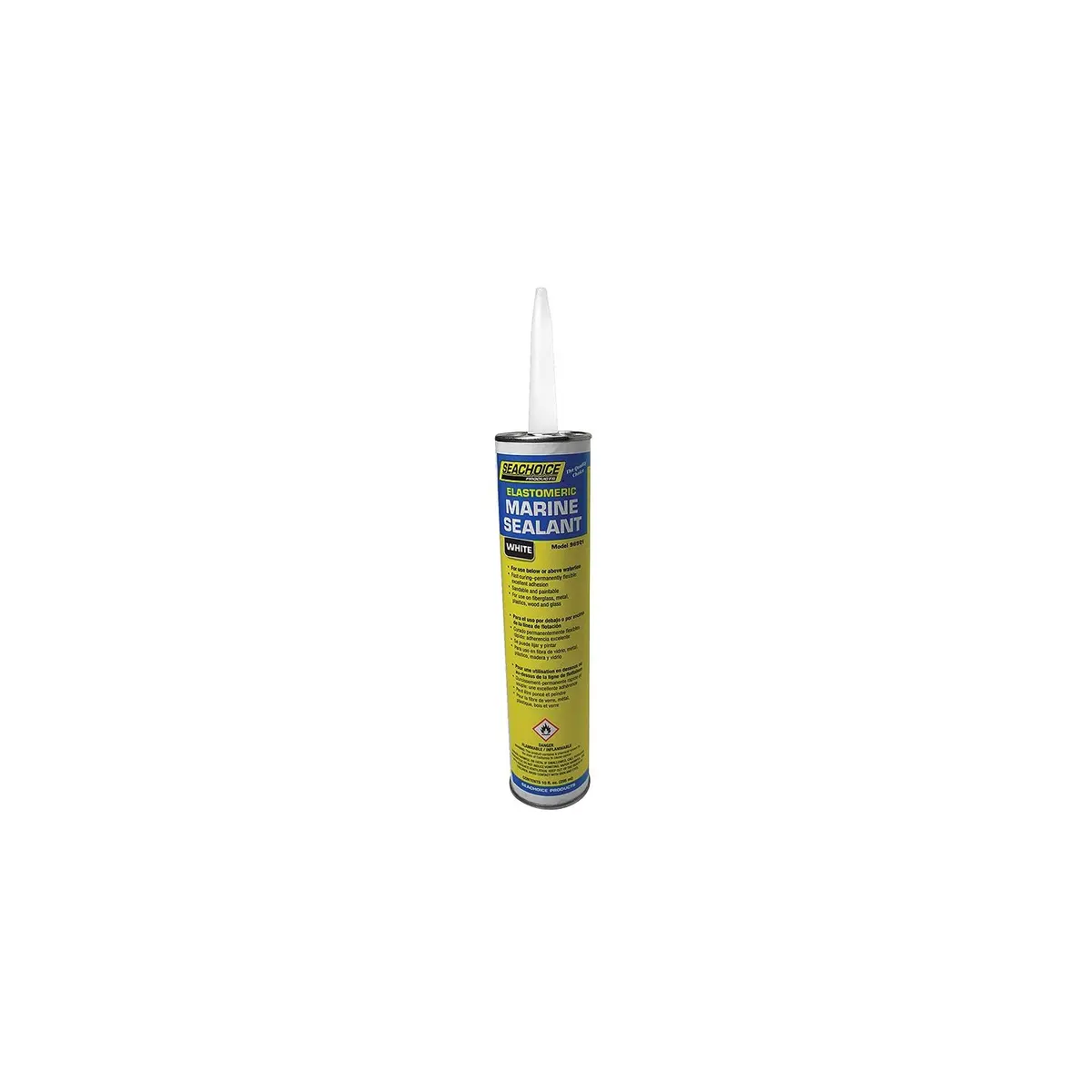 Seachoice 50-96901 Elastomeric White Marine Sealant, 10 Oz. 1