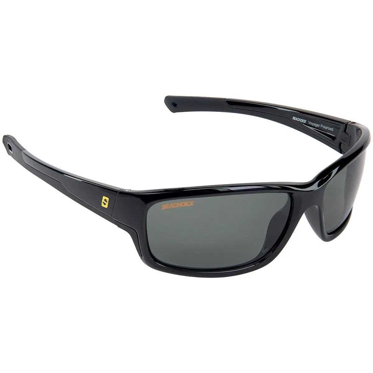 Seachoice Yp120683000000 98805 "Voyager" Polarized Sunglasses, Frame: Black, Lens: Grey 1