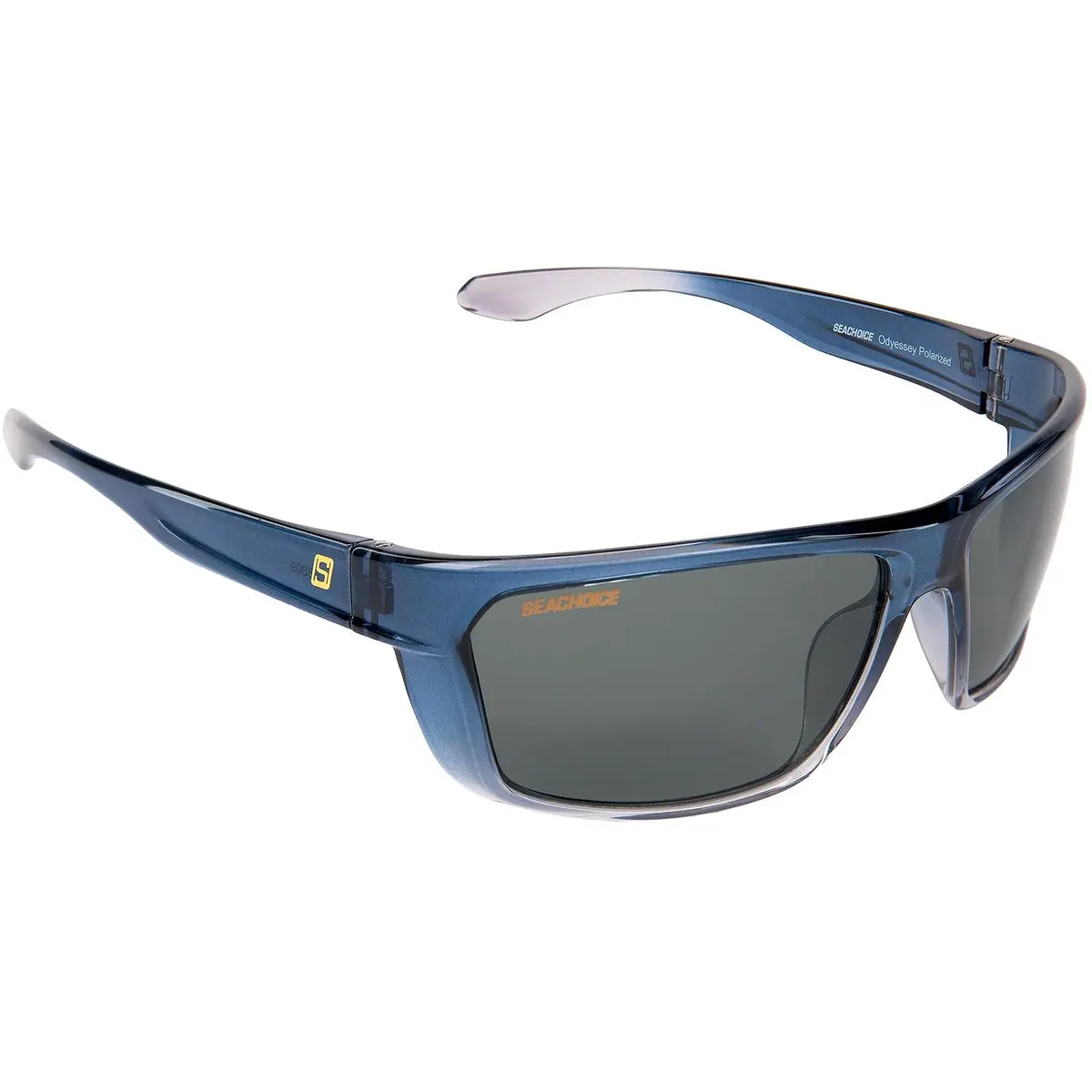 Seachoice Yp120057000000 98809 "Odyssey" Polarized Sunglasses, Frame: Shiny Black Fade, Lens: Smoke 1
