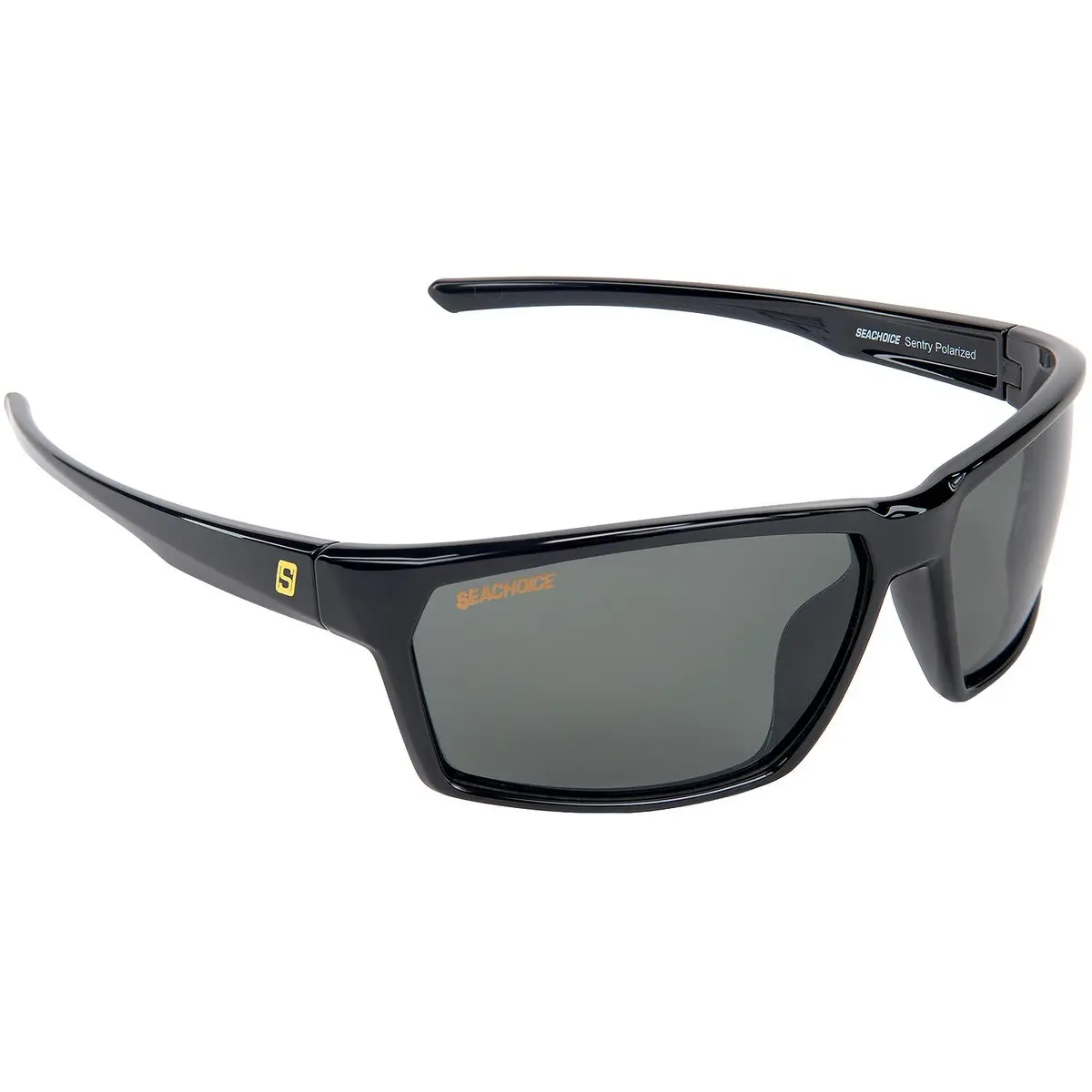 Seachoice Ypa84038007000 98812 "Sentry" Polarized Sunglasses, Frame: Shiny Black, Lens: Grey 1