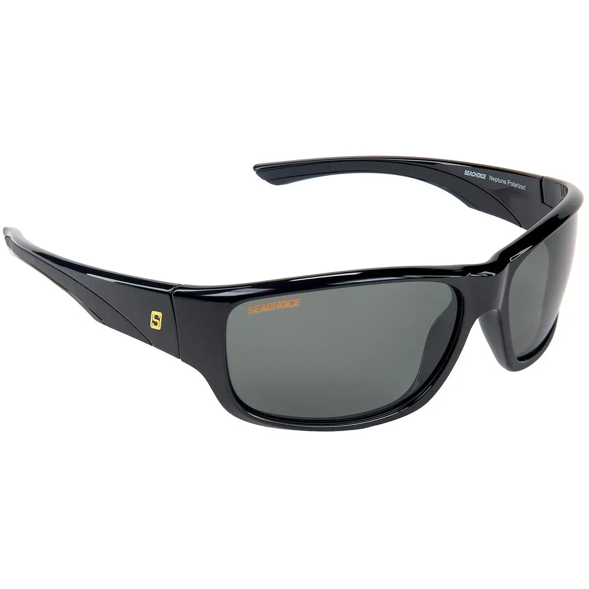 Seachoice A181133000000 98824 "Neptune" Polarized Sunglasses, Frame: Shiny Black, Lens: Grey 1