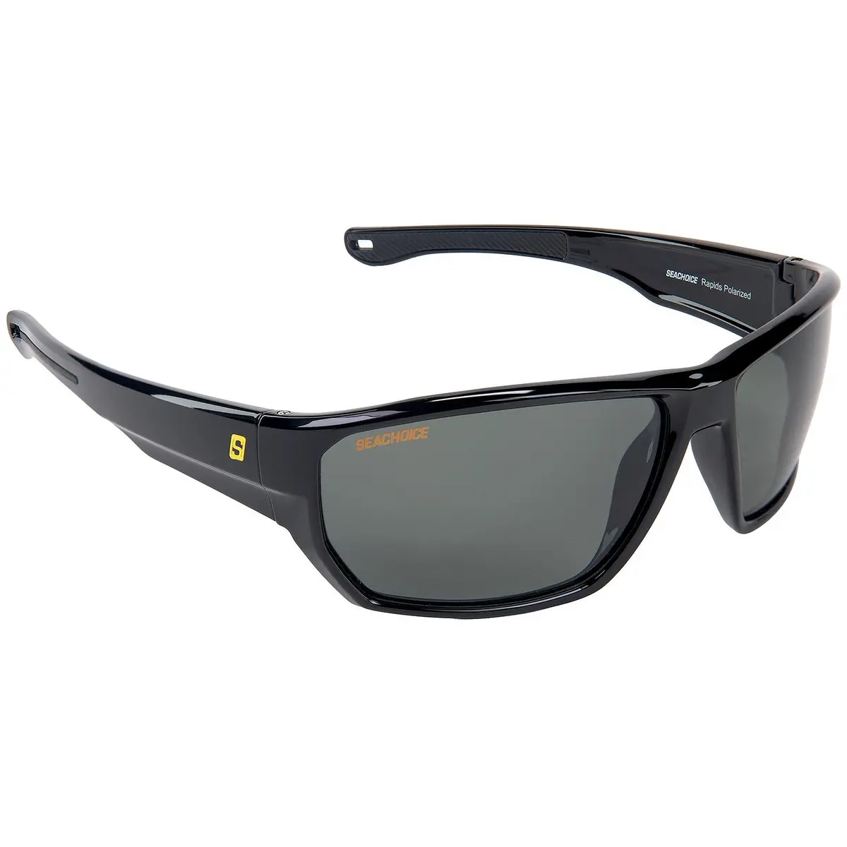 Seachoice Yp120481000000 98828 "Rapids" Polarized Sunglasses, Frame: Shiny Black, Lens: Grey 1