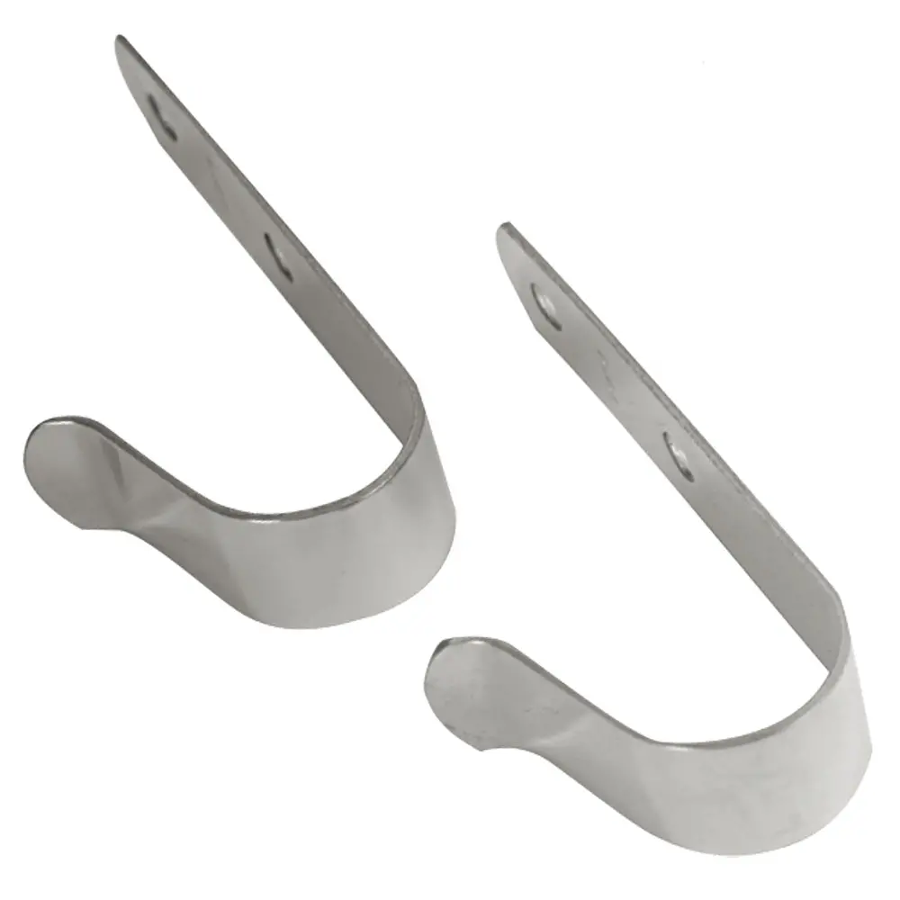 Whitecap S-0503C Boat Hook Holder 304 Stainless Steel 4-1/4" X 1" Pair 1