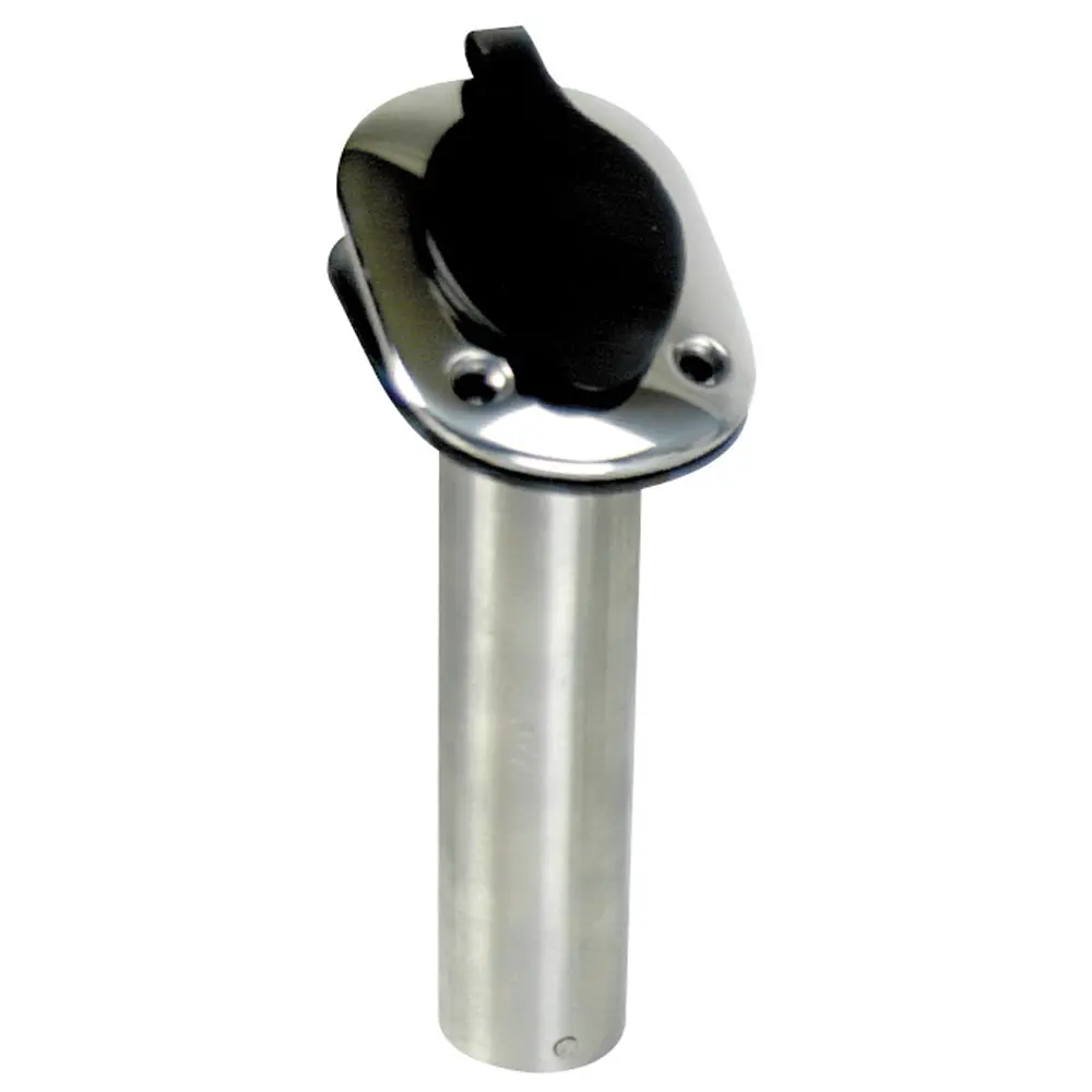 Whitecap S-0096B 30Â° Flush Mount Rod Holder 304 Stainless Steel 9-1/4" 1