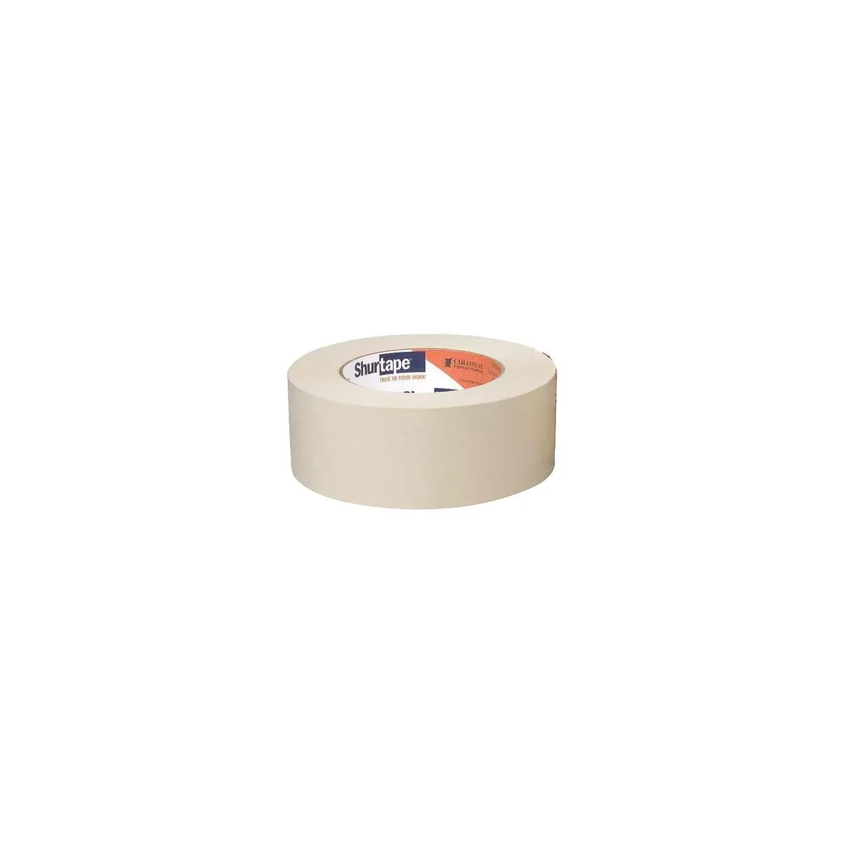 Shurtape 100743 Colonial Premium Grade, High Adhesion Masking Tape, 1" X 180', Natural 1