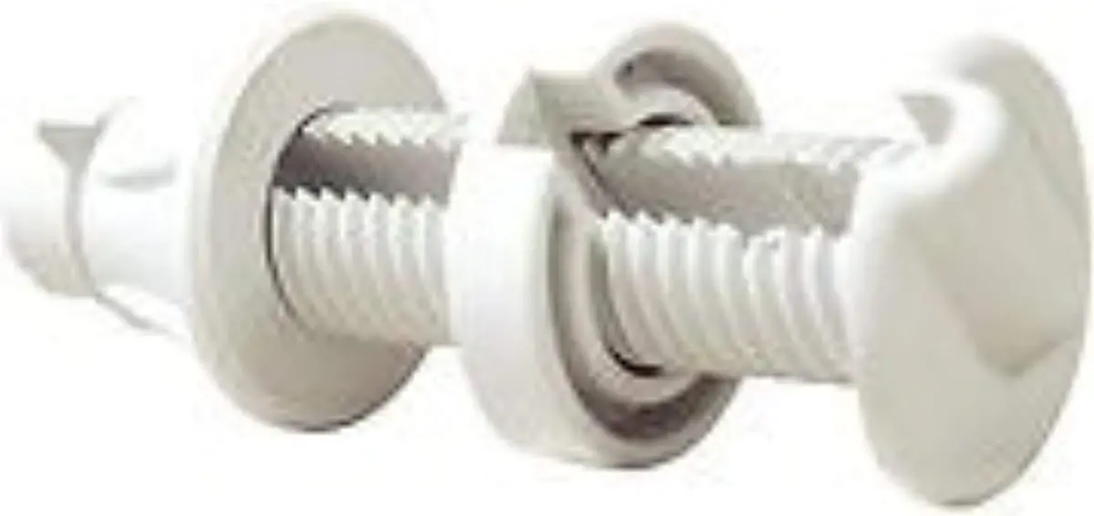 Seachoice 17901 Cable Thru Hull Fitting Black 1/4" Slot, 1-1/4" Flange 2