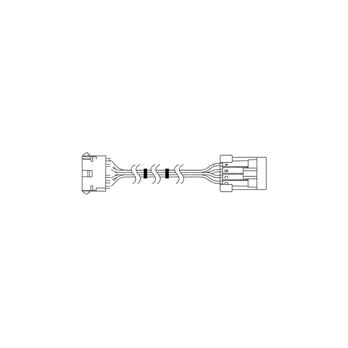 Onan 338-3489-01 Remote Harness For Gasoline & Lp Vapor Generators, 10' 1
