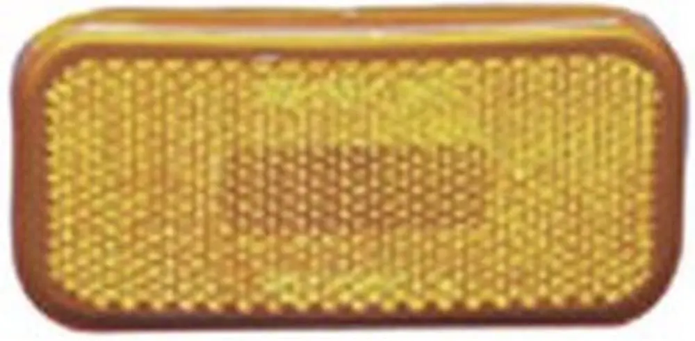 Fasteners Unlimited Cmd-89-237A Amber Polycarbonate Lens, Size: 3-7/8" X 1-7/8" X 5/8" 1