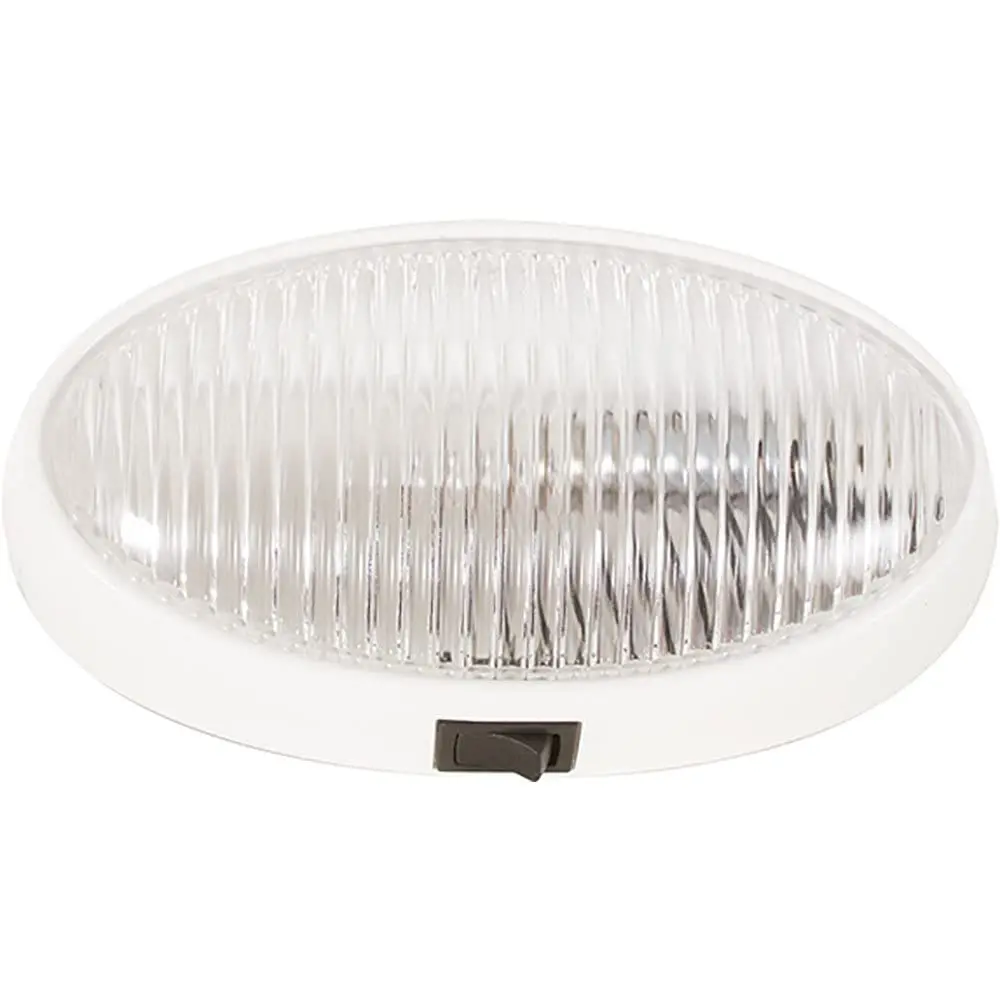 Optronics Rvpl7cp Oval Porch/ Utility Lights, White W/Switch 2