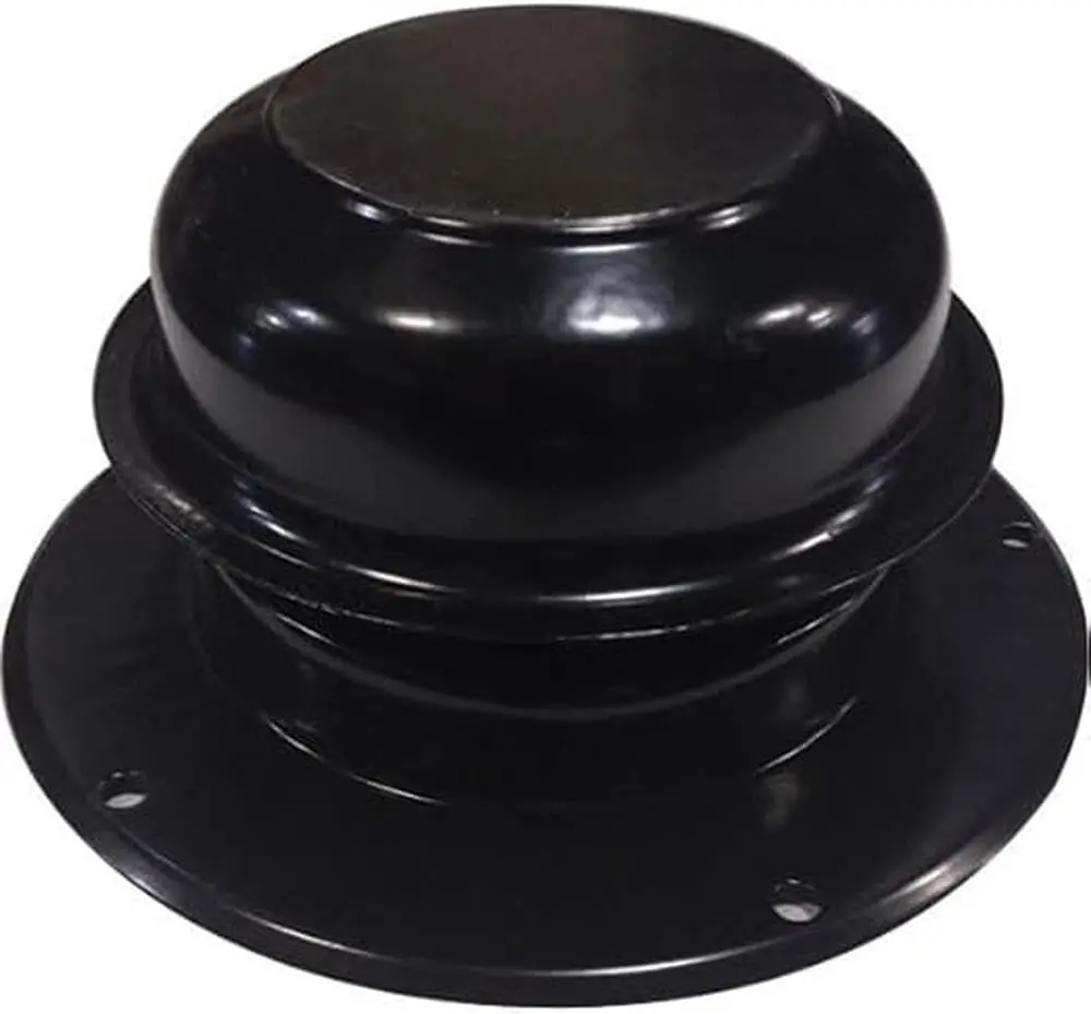 Hengs 10004-C Metal Plumbing Vent, Black 1