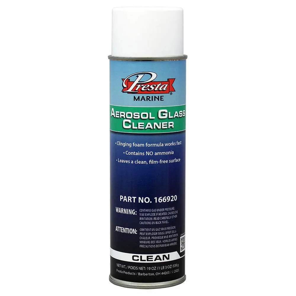 Presta 166920 Ammonia Free Glass Cleaner Aerosol 1