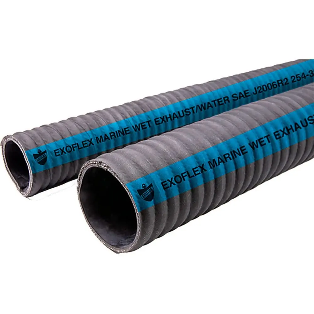 Shield 16-254-1001 Shields Exoflex Water/Exhaust Hose, 1" X 6-1/4' 2
